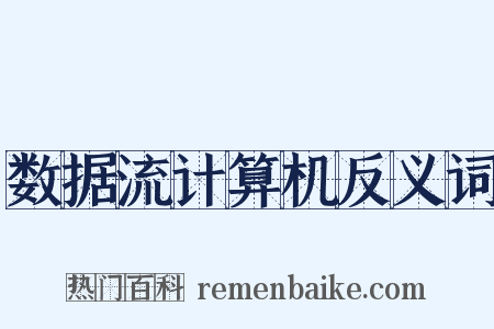 数据流计算机反义词是什么意思的图片